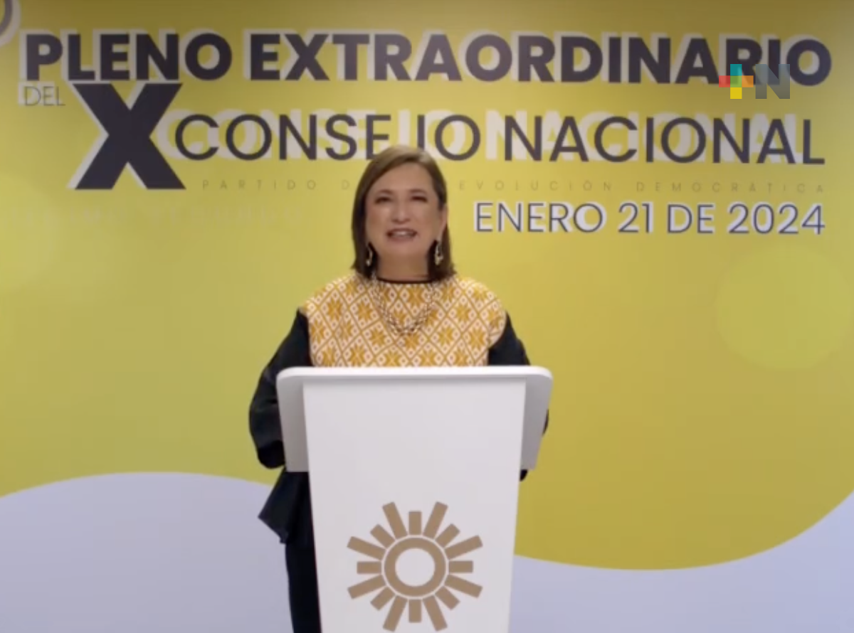 PRD elige y designa a Xóchitl Gálvez como candidata a la Presidencia de la República